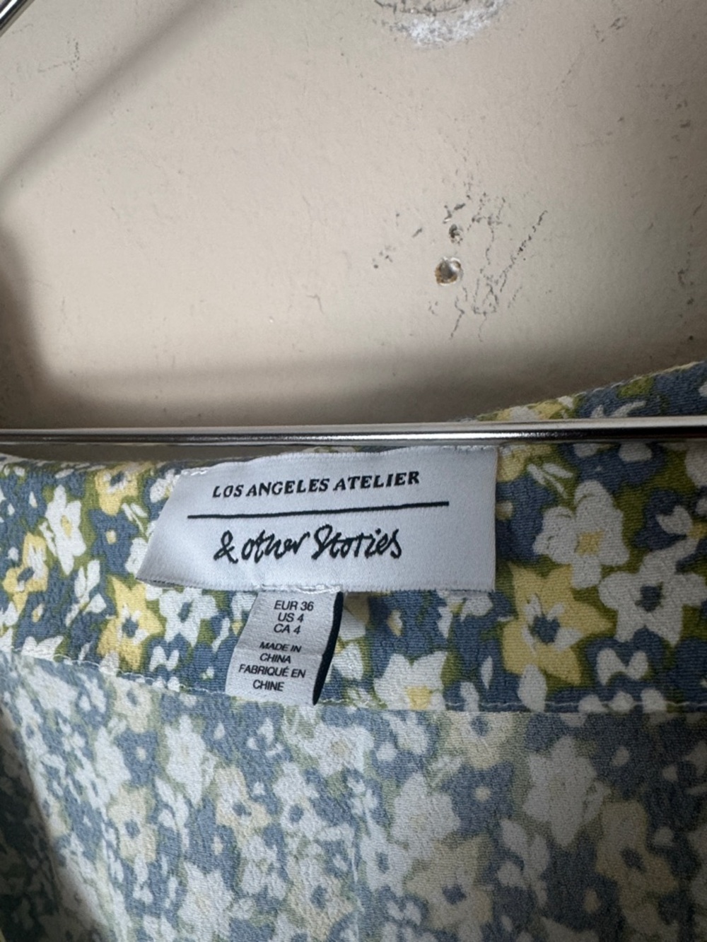 & Other Stories Floral Printed Dress Size 4 - Picture 5 of 8